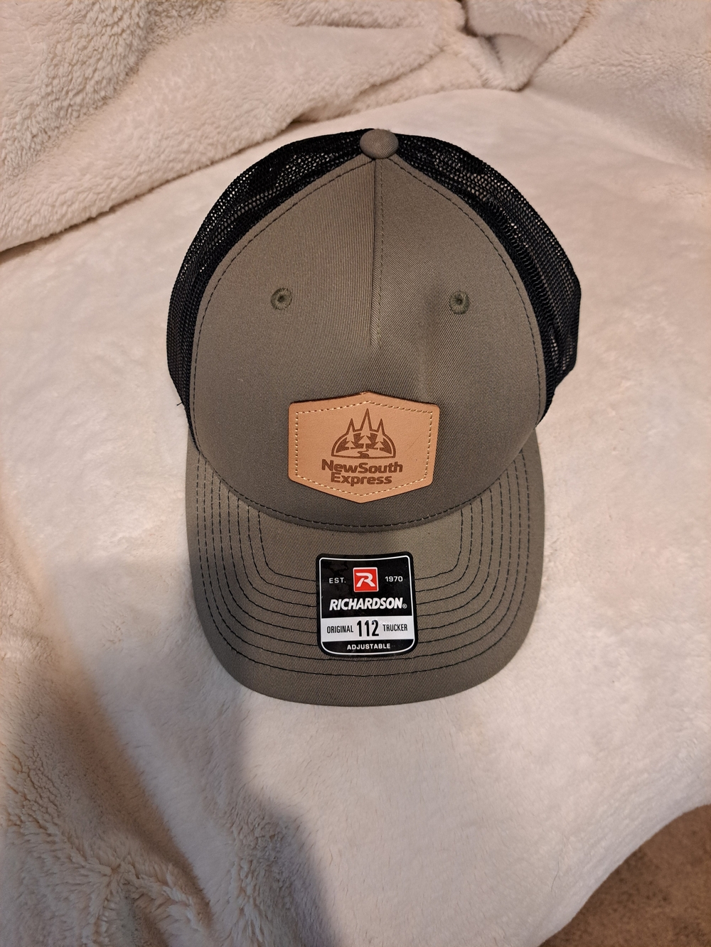 NewSouth Express Olive and Black Trucker Hat